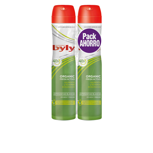 Byly Organic Extra Fresh Desodorante Vapor 2x200ml