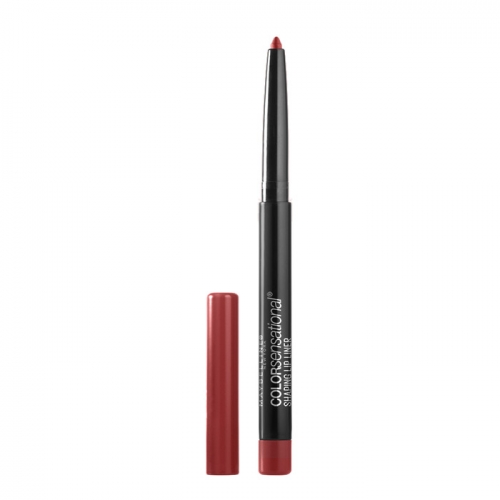 Maybelline Color Sensational Shaping Perfilador De Labios,Tono 90 Brick Red Color Rojo