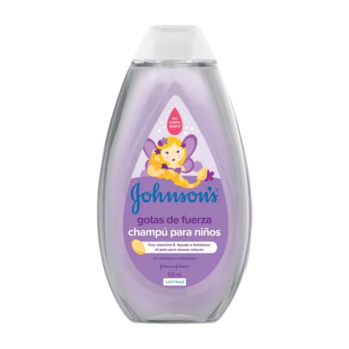 Johnsons Gotas De Fuerza Champú Para Niños 500ml