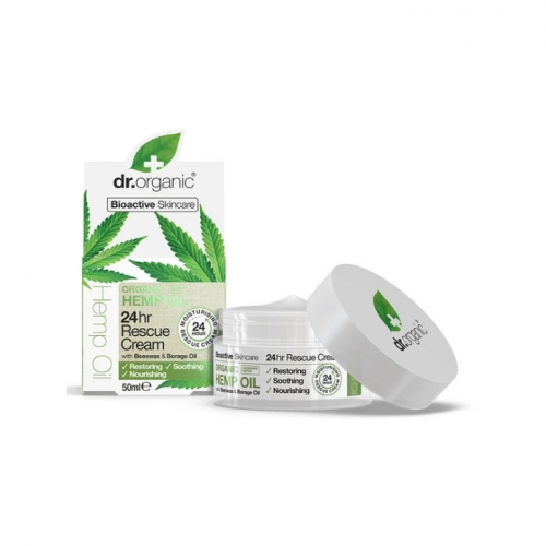 Dr. Organic Bio Creme Hidratante 24H Óleo de Cânhamo 50ml