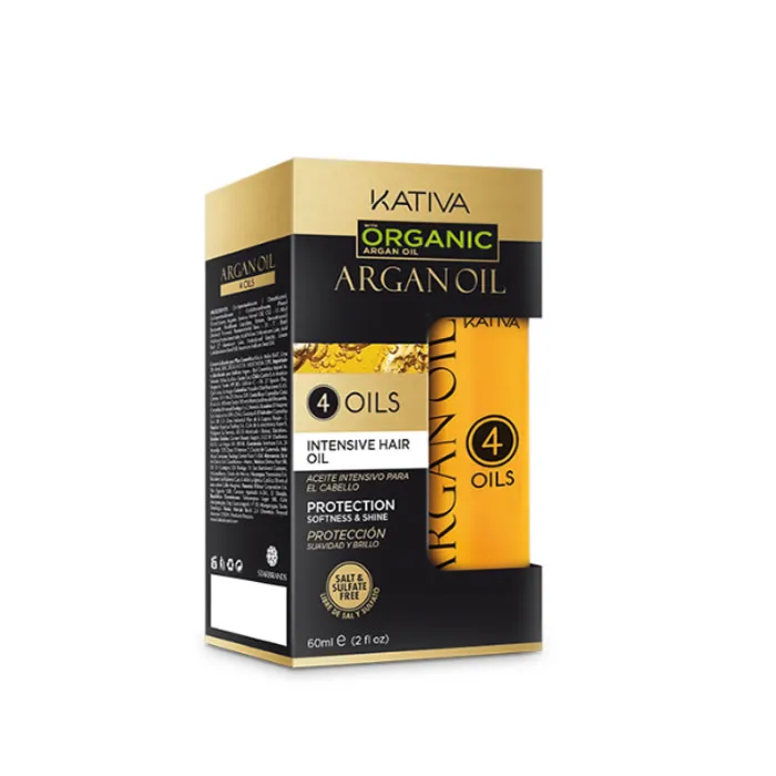 Kativa Argan Oil 4 Oils Óleo Intensivo Para o Cabelo 60ml