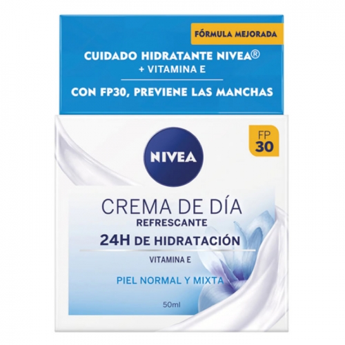Nivea Cuidado De Día Hidratante Spf30 Piel Normal e Mista 50ml