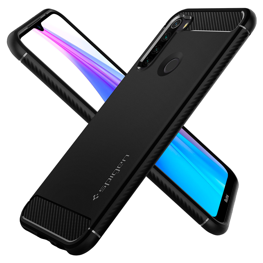 CAPA SPIGEN RUGGED ARMOR XIAOMI REDMI NOTE 8T MATTE BLACK (ACS00693)