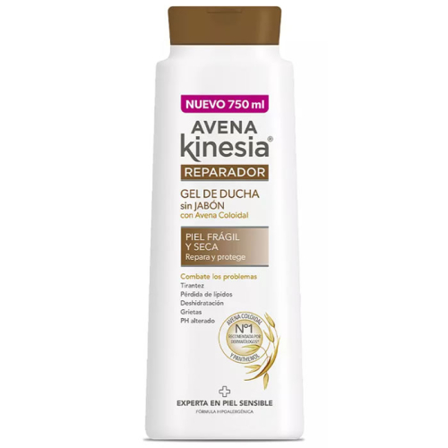 Avena Kinesia Reparador Gel De Banho Sin Jabón 750ml