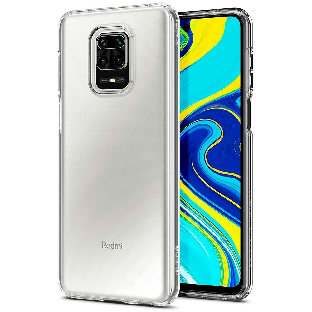 CAPA SPIGEN XIAOMI REDMI NOTE 9S | NOTE 9 PRO LIQUID CRYSTAL CLEAR (ACS01190)