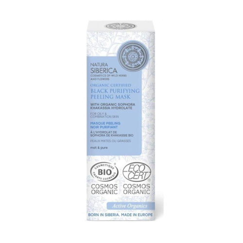 Natura Siberica Mascarilla Exfoliante Negra Purificante 75ml