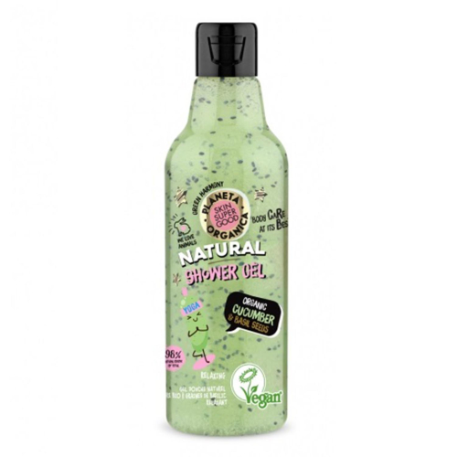Natura Siberica Skin Super Good Natural Gel De Banho De Pepino Orgánico y Semillas De Albahaca 250ml