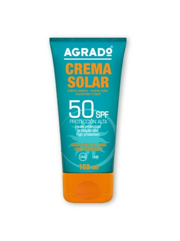 Agrado Crema Solar Spf50 Tubo 100ml