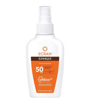 Protetor Solar Ecran Sunnique Leite Protetor FPS50 Spray 100ml