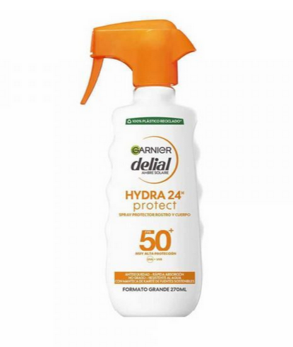 Delial Hydra 24 Protect Spray Protector Rostro y Cuerpo Spf50 270ml