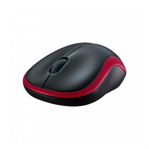 RATO OPTICO LOGITECH M185 WIRELESS VERMELHO