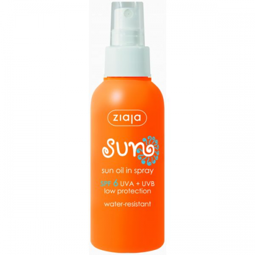 Protetor Solar Ziaja Sun Oil Spray Waterproof SPF6 125ml