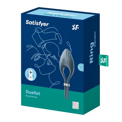 SATISFYER Anel Vibrador Duelist Dark Blue