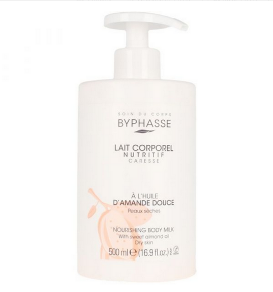 Byphasse Leite Corporal Nutritivo Com Óleo De Amêndoas 500ml