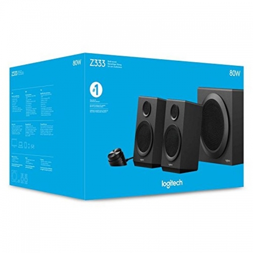COLUNAS LOGITECH - Z333 2.1 PRETO