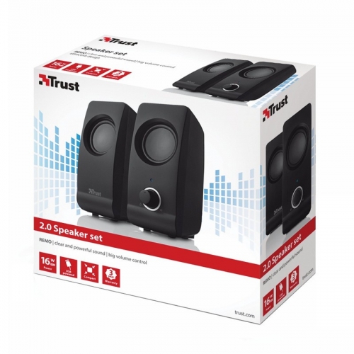 TRUST COLUNAS REMO 2.0 8W RMS USB