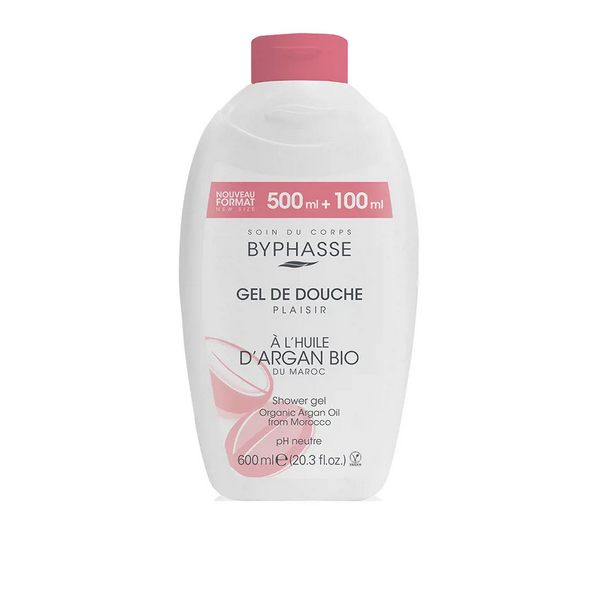 Byphasse Plaisir Gel De Duche Oleo De Argán Bio 600ml