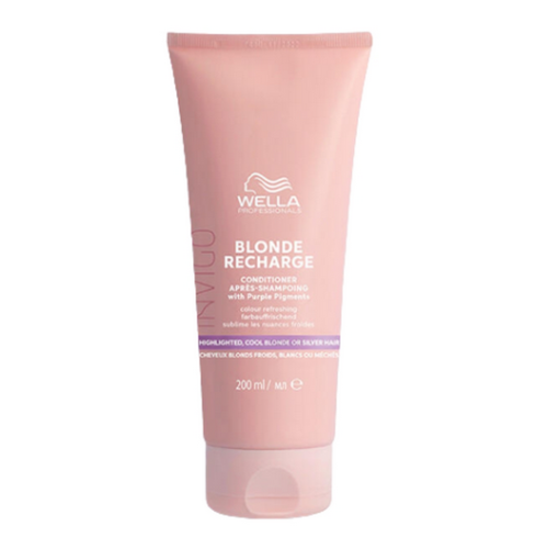 Wella Invigo Blonde Recharge Conditioner Highlighted Cool Blonde Or Silver Hair 200ml
