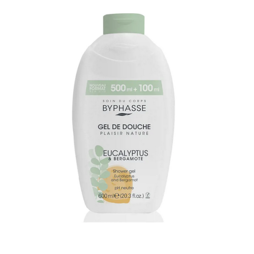 Byphasse Eucalyptus e Bergamote Gel De Banho 600ml