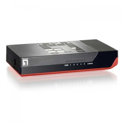LEVELONE SWITCH 5x10 | 100 | 1000MBPS(BLACK EDITION)