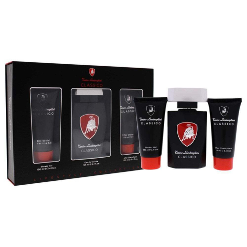 Tonino Lamborghini Classic Eau De Toilette 125ml Spray Gel De Banho 100ml Balsamo After Shave 100ml