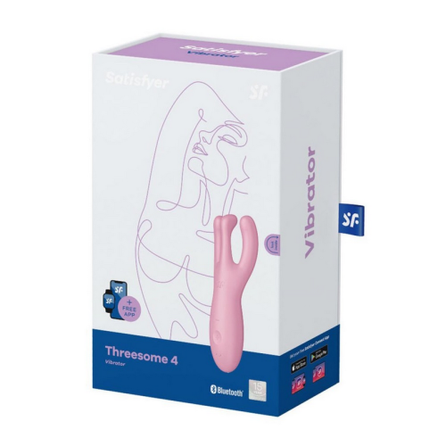 Satisfyer Connect Satisfyer Threesome 4 Vibrador Rosa D231425