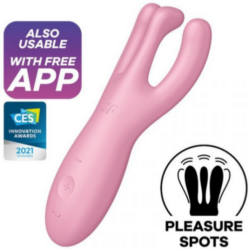 Satisfyer Connect Satisfyer Threesome 4 Vibrador Rosa D231425