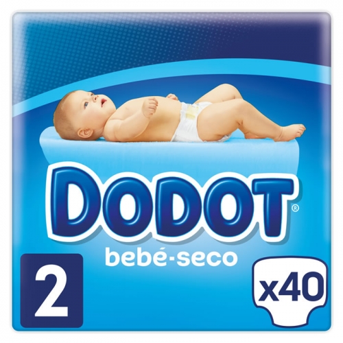Dodot Bebé-Seco Pañales Talla 2,40 Pañales