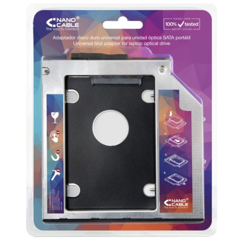 ADAPTADOR BAHIA RW PORTATIL A SSD NANOCABO 9.5MM