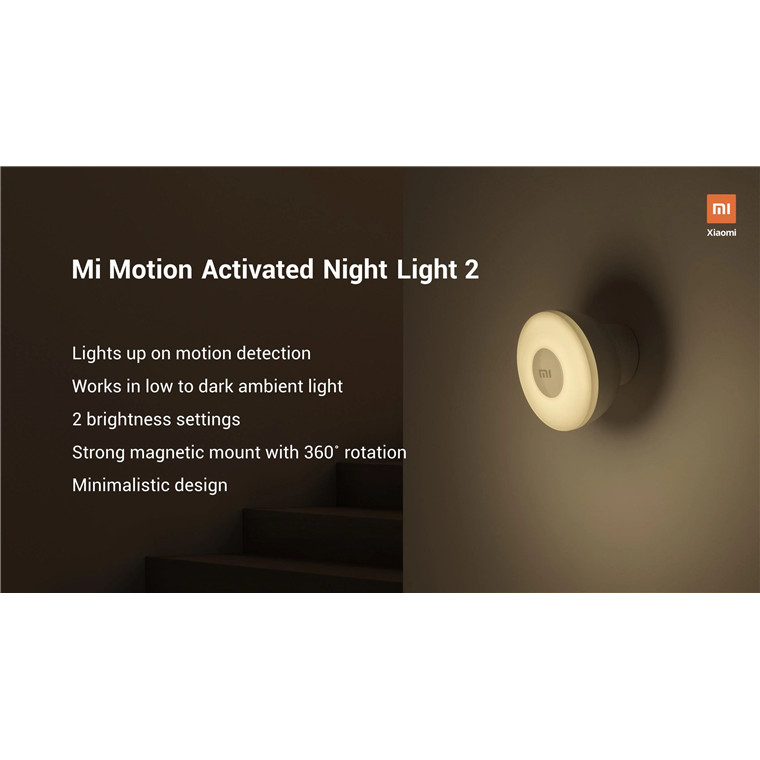 Luz Sensor de Movimento Xiaomi Mi Motion-Activated Night Light 2