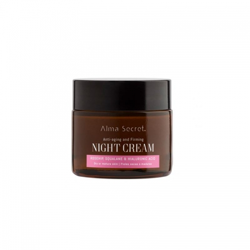 Alma Secret Noite Reparador Anti-Idade Rosa Mosqueta Esqualano Hialurónico 50ml