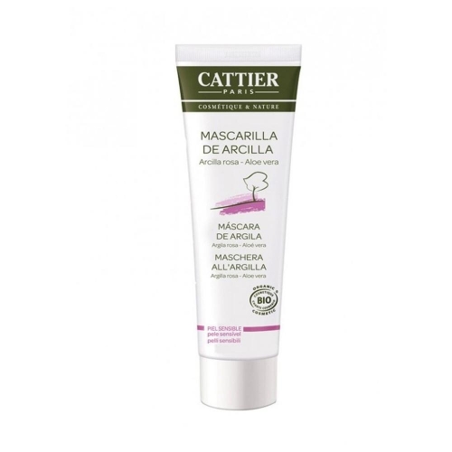 Cattier Máscara Facial Argila Rosa Pele Sensível 100ml