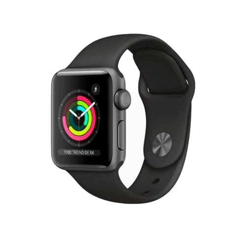 APPLE WATCH SERIES 3 GPS 42MM SPACE GREY ALUMINIUM CASE W | BLACK SPORT BAND