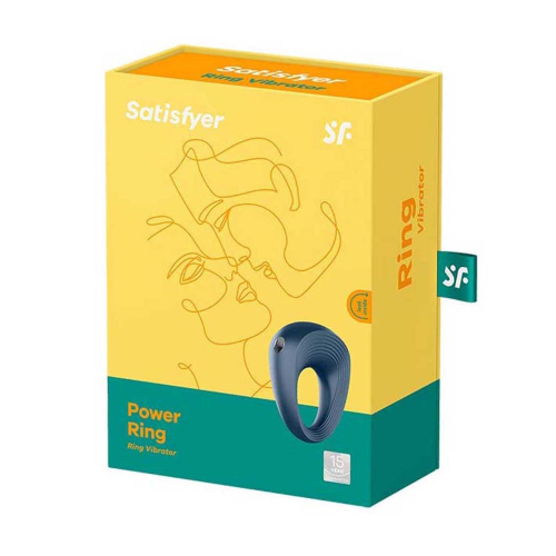Satisfyer POWER RING Vibrador AZUL ESCURO