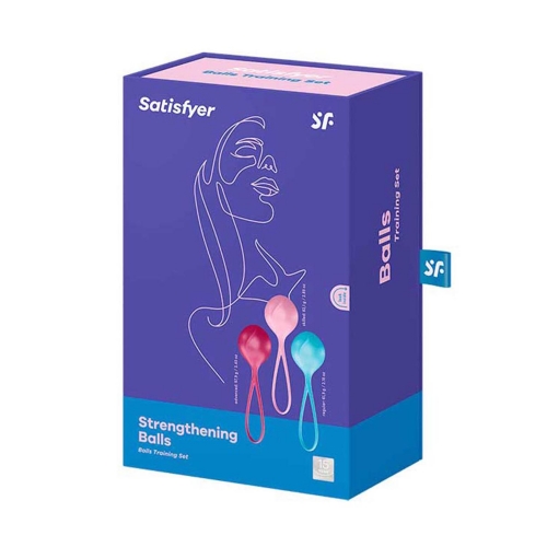 SATISFYER STRENGHTENING BALLS ENTRETENIMENTO PELVICO 3UN