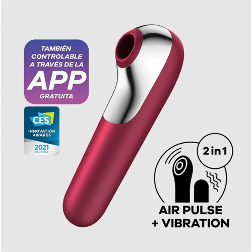 Satisfyer DUAL Rosa LOVE Vibrador AIRE com App Y BLUETOOTH