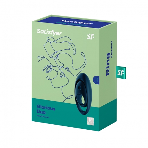 Satisfyer Glorious Anel Vibratório Azul