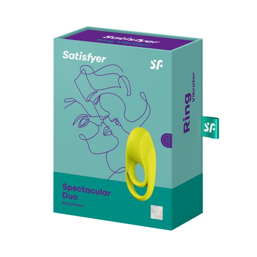 Satisfyer SPECTACULAR DUO ANILLO Vibrador AMARELO