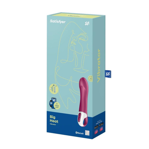 Satisfyer BIG HEAT Vibrador Efeito CALOR com App