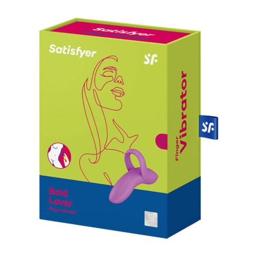 Satisfyer BOLD LOVER Dedo Vibrador Rosa ESCURO