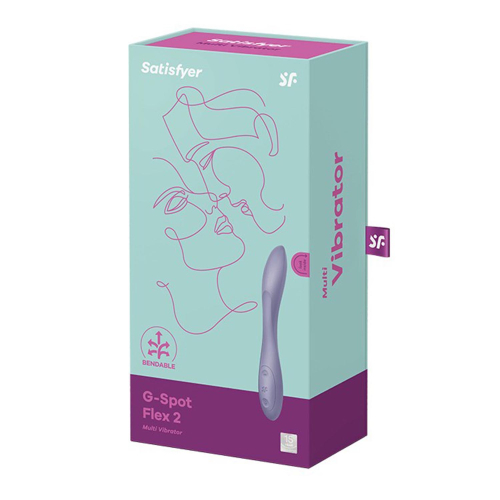 Satisfyer G-SPOT FLEX 2 MULTI-Vibrador VIOLETA ESCURO