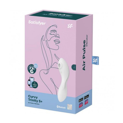 Satisfyer CURVY TRINITY 5+ Vibrador DE AR Branco