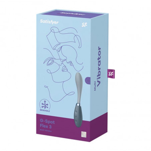 Satisfyer G-SPOT FLEX 3 MULTI-Vibrador GRIS