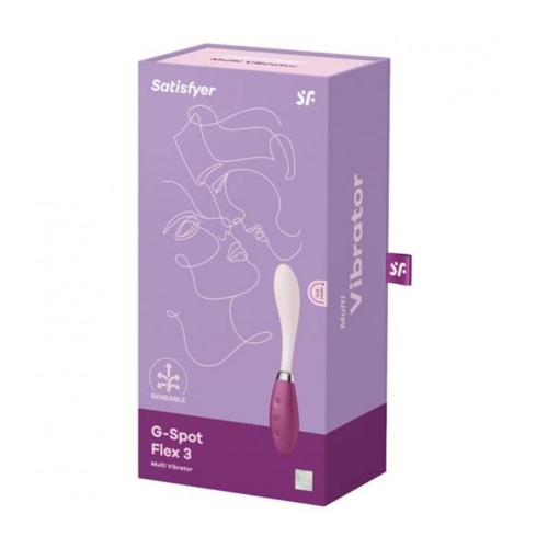 Satisfyer G-SPOT FLEX 3 MULTI-Vibrador ROXO
