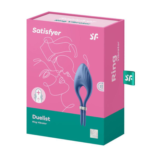 SATISFYER Anel Vibrador Duelist Azul