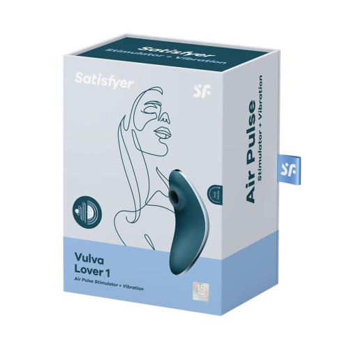 Satisfyer VULVA LOVER 1 Vibrador E Estimulador DE AIRE AZUL
