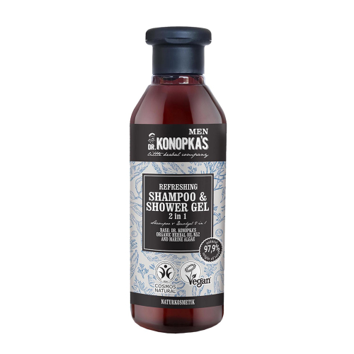 DR,KONOPKAS 2IN1 SHAMPOO &SHOWER GEL REFRESHING 280ML