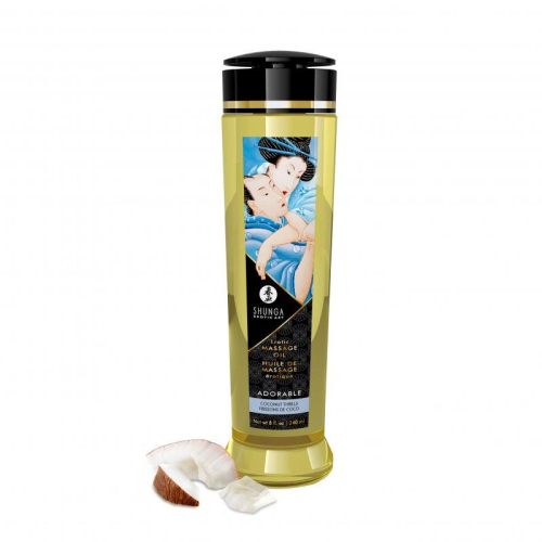 SHUNGA ADORABLE COCONUT THRILLS ÓLEO DE MASSAGEM 1UN