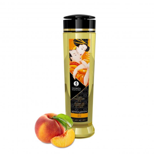 SHUNGA STIMULATION PEACH ÓLEO DE MASSAGEM 1UN