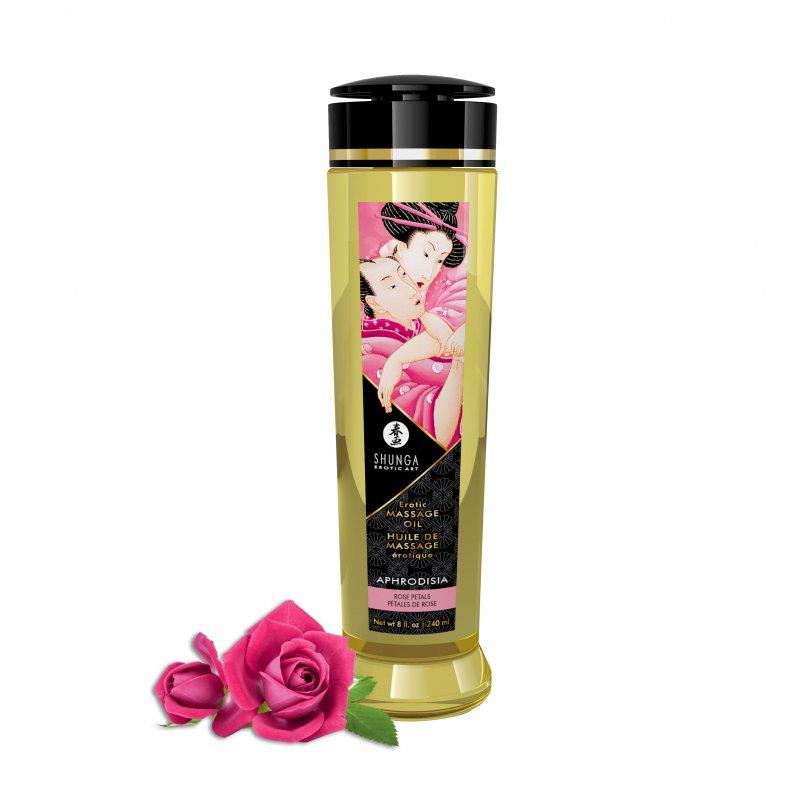 SHUNGA STIMULATION APHRODISIA ROSE PETALS ÓLEO DE MASSAGEM 1UN